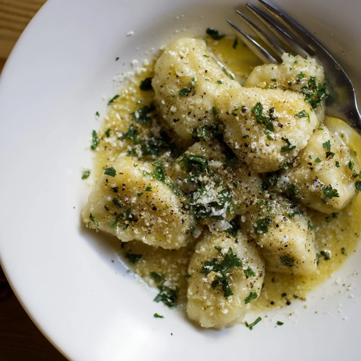 Kartoffelknödel mit Parmesan