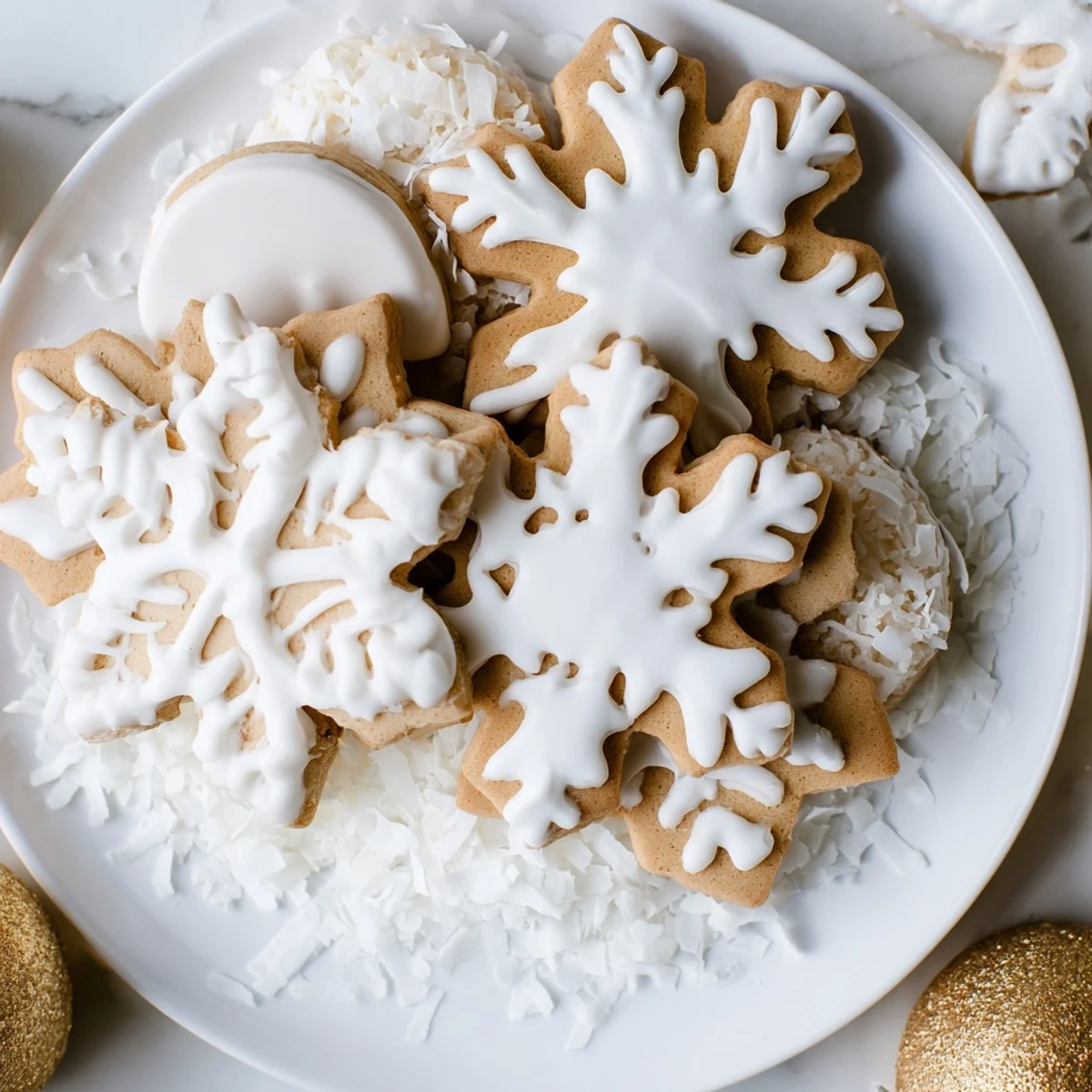 A winter wonderland of a Snowflake Dessert Board, bursting with festive, sweet treats.