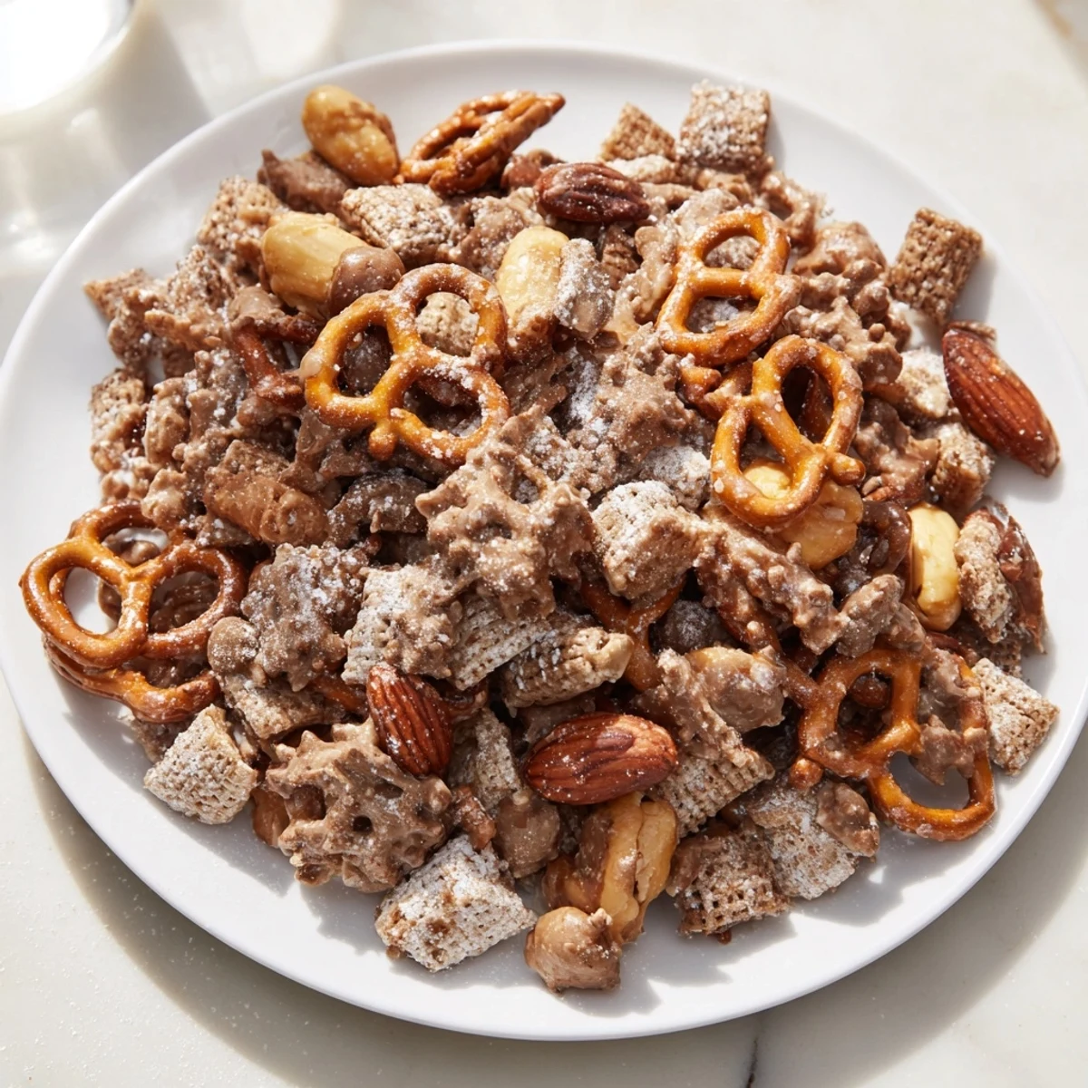 Festive Pine Cone Snack Mix