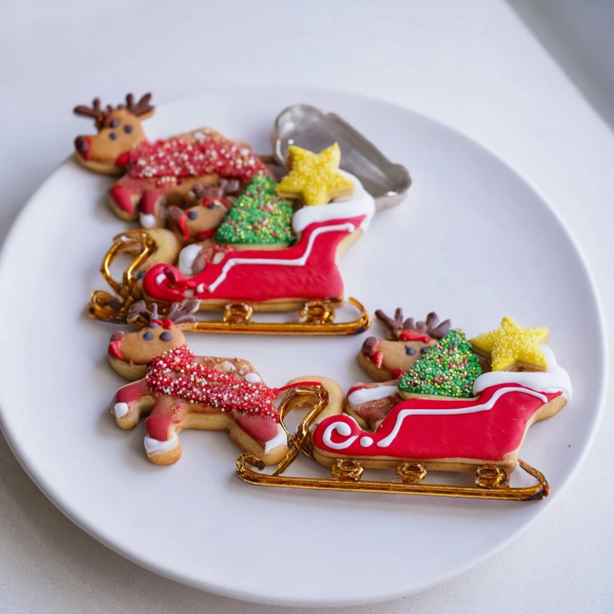 Weihnachtliche Zuckerkeks Deko