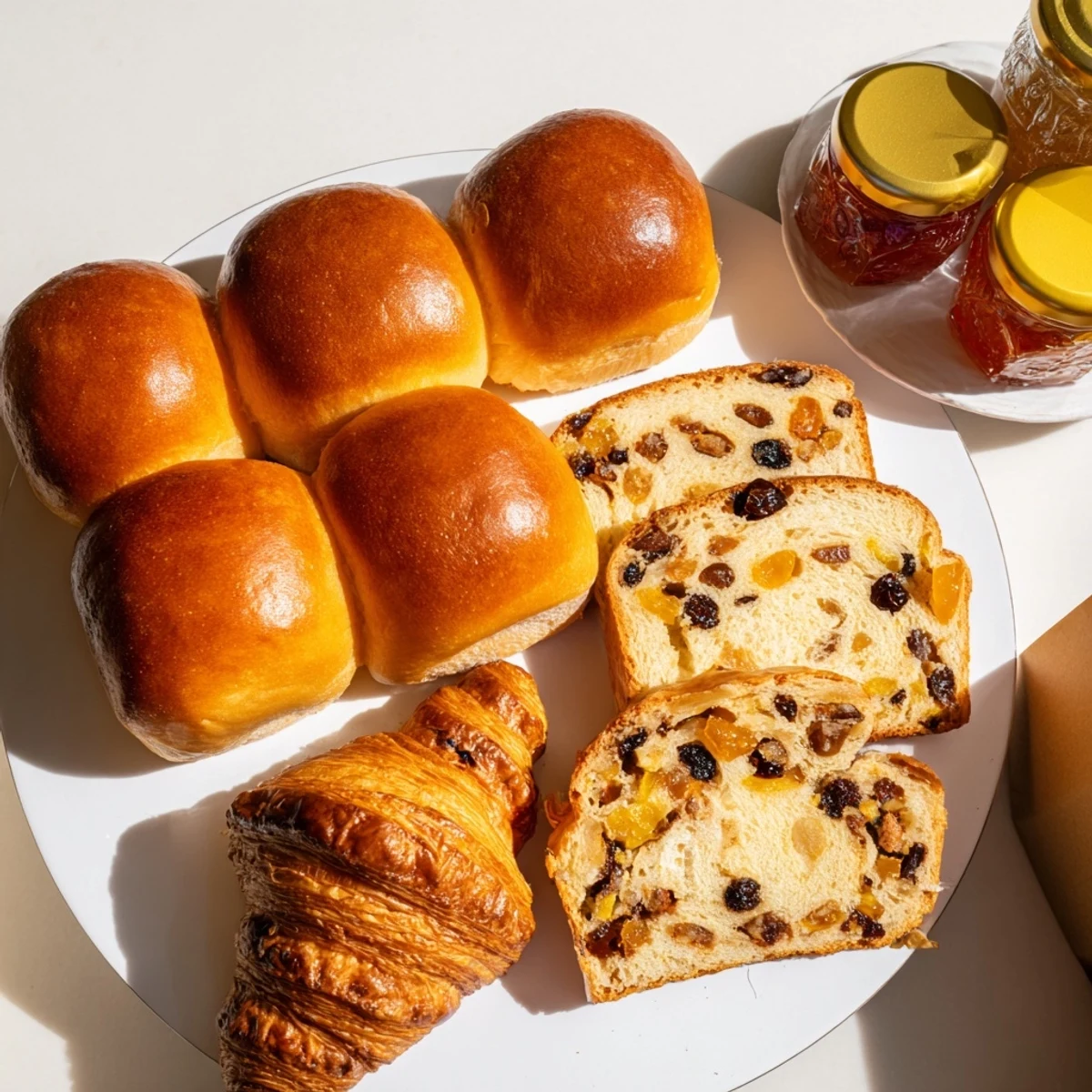 A close-up of a beautifully presented Christmas Brunch Gift Box 2025, ready for a festive celebration.