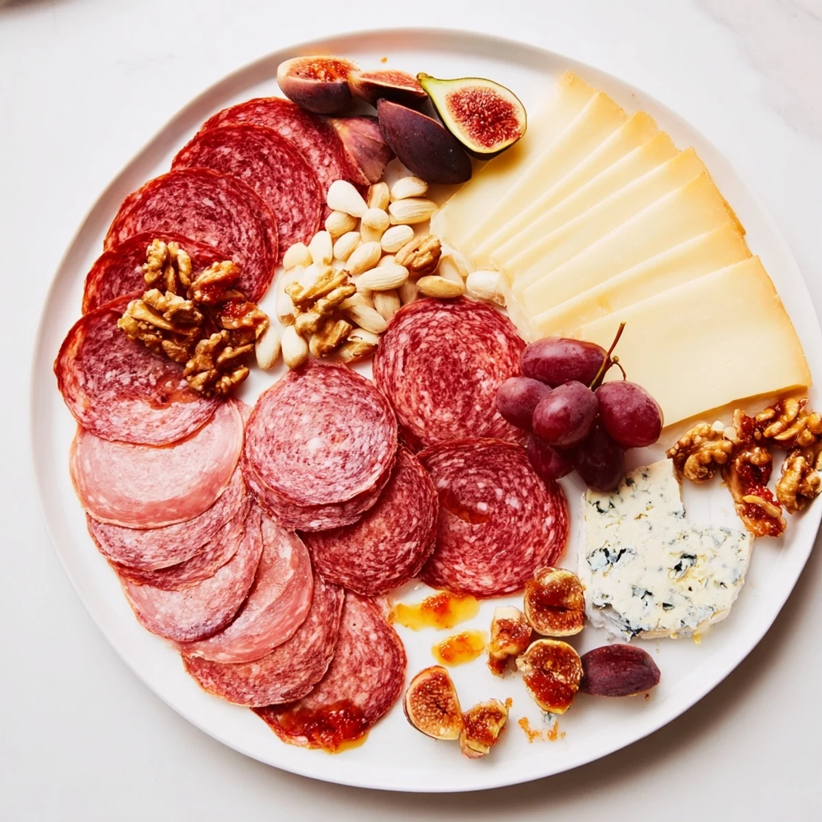 A stunning Majestic Venison Charcuterie Platter with a variety of cured venison and gourmet accompaniments.