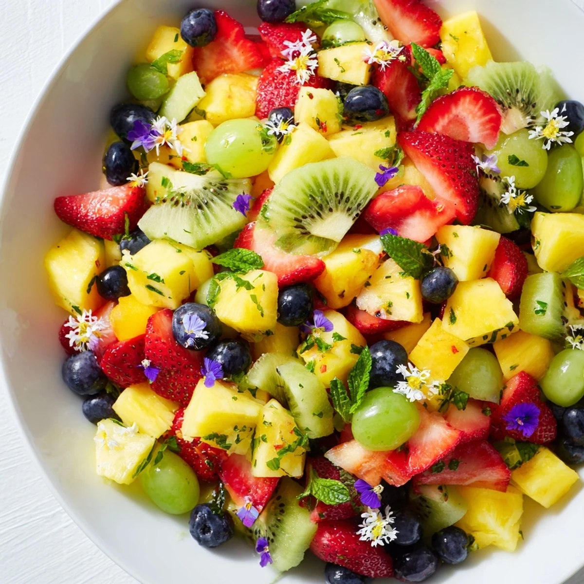 Festliche bunte Fruchtmischung