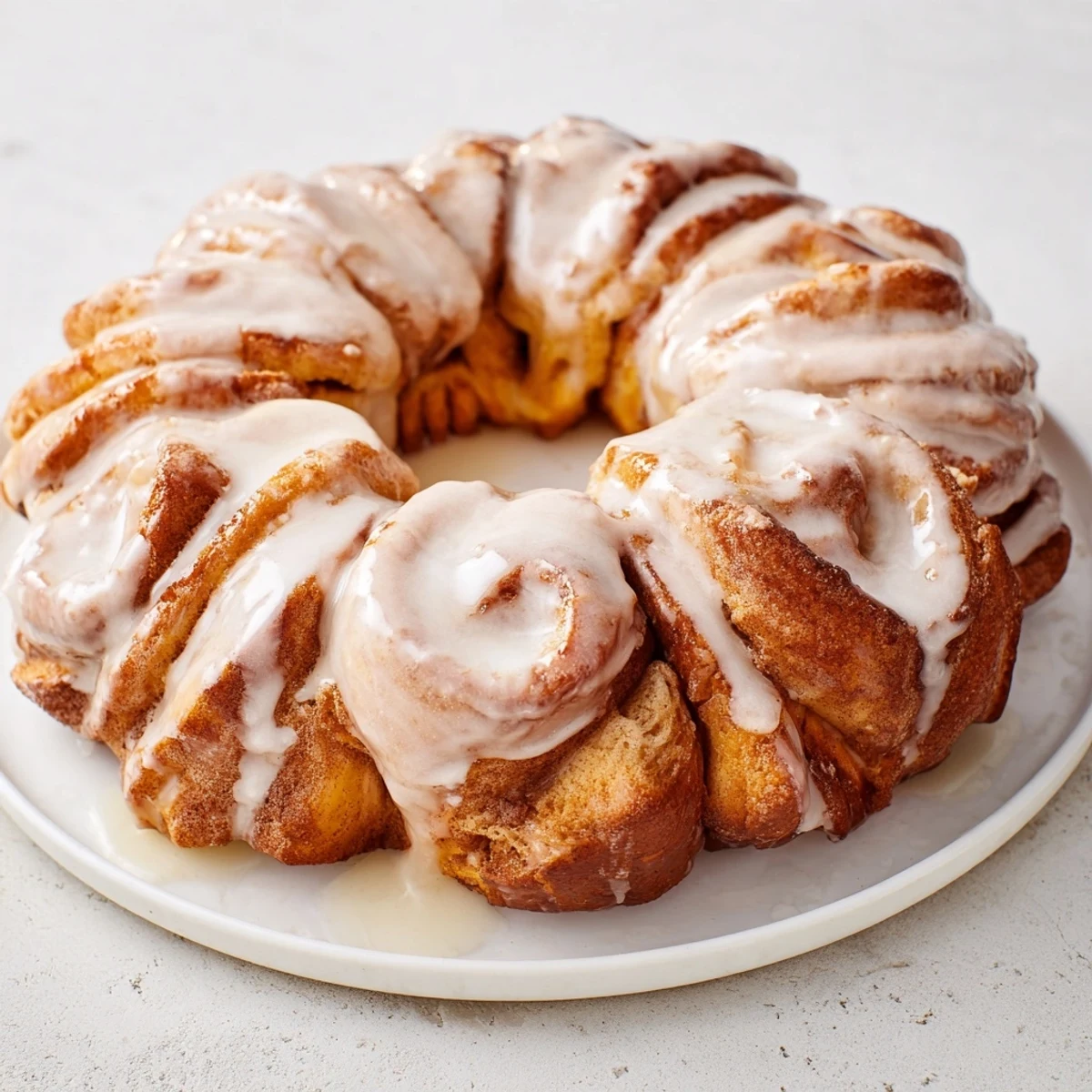 Zimtschnecken Pull-Apart Kranz