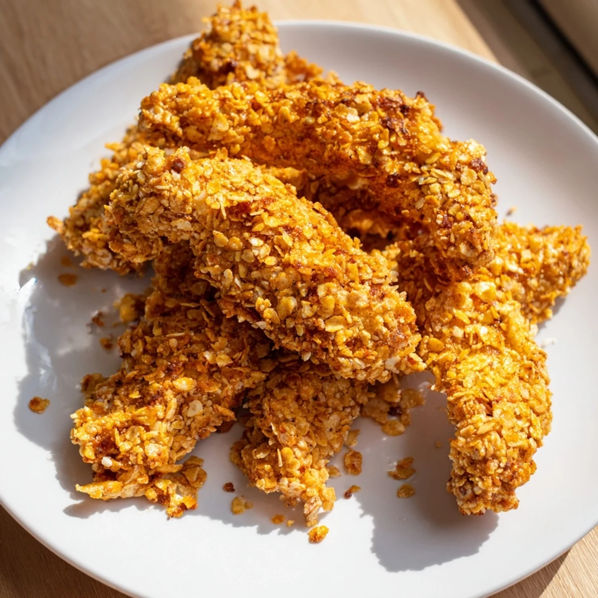 Knusprige Zwiebel-Chip Hähnchen