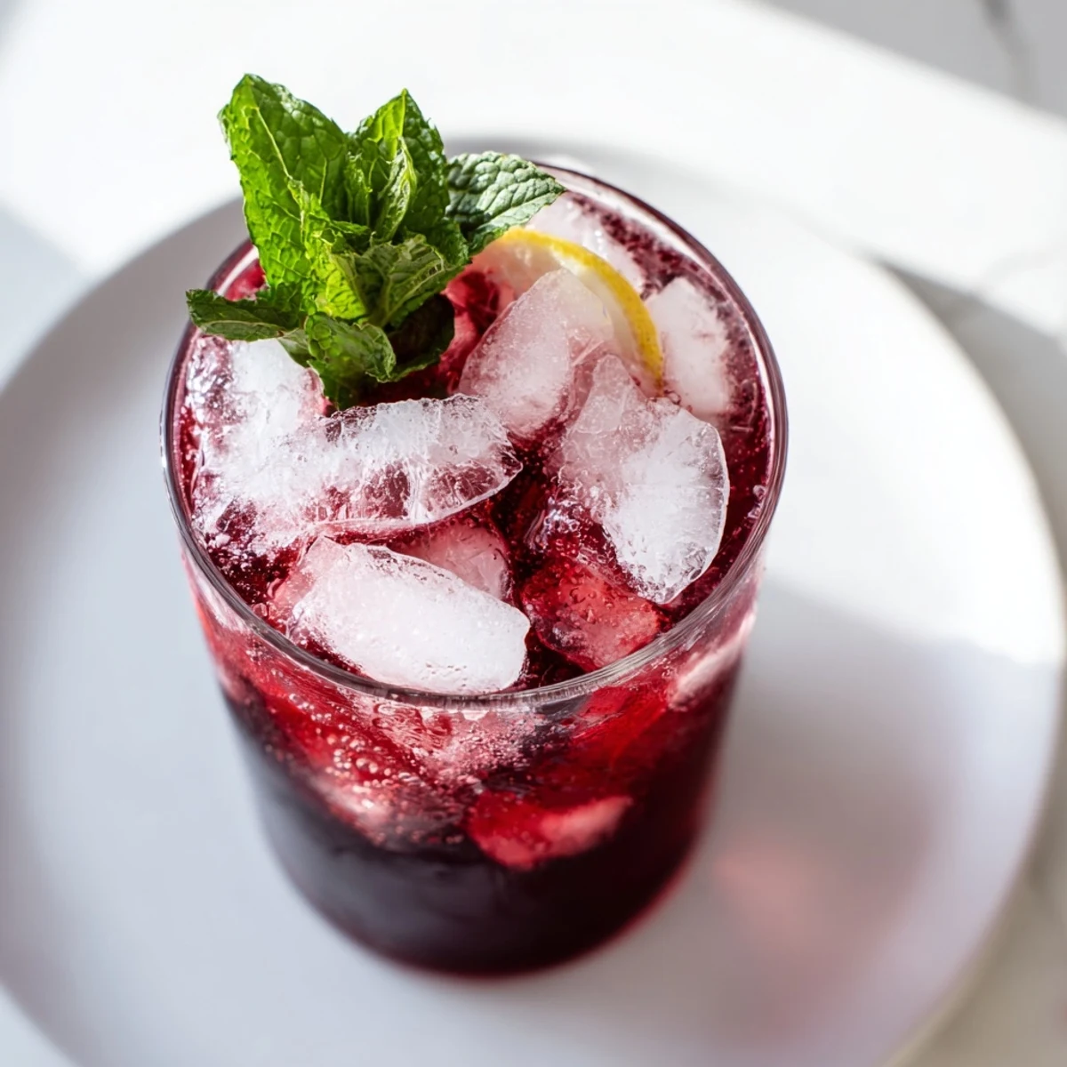 Enjoy a cool glass of Sleepy Girl Cherry Mocktail: tart, bubbly, and ready in minutes.