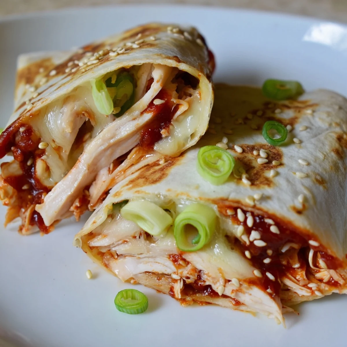 Korean BBQ Chicken Wrap