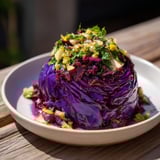 Gewürzter Rotkohl Auflauf Salsa Verde