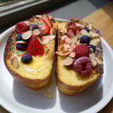 Crispy edges and creamy center define this breakfast treat: delicious Custard Toast.