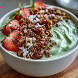 Strawberry Matcha Latte Bowl