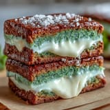 Grüne Zucker Keks Sandwiches