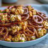 Karamell Apfel Popcorn Mix