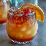Ombre Sunrise Grenadine Mocktail