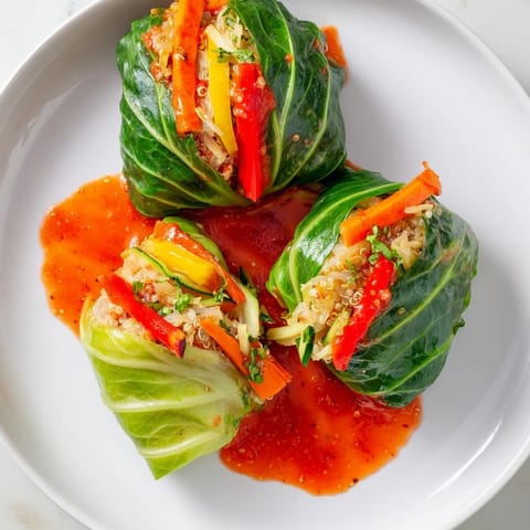 Bunte Sauerkraut-Rollen vegetarisch