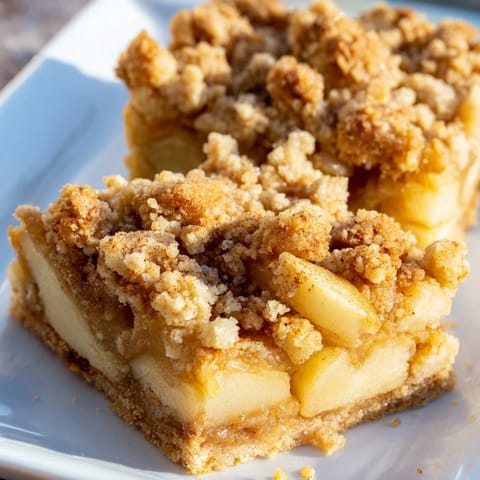 Apfel Streusel Frühstück Bars