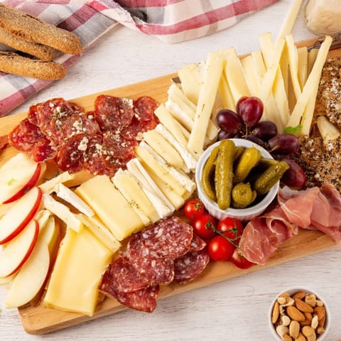 Cheval Heureux Käse und Wurst