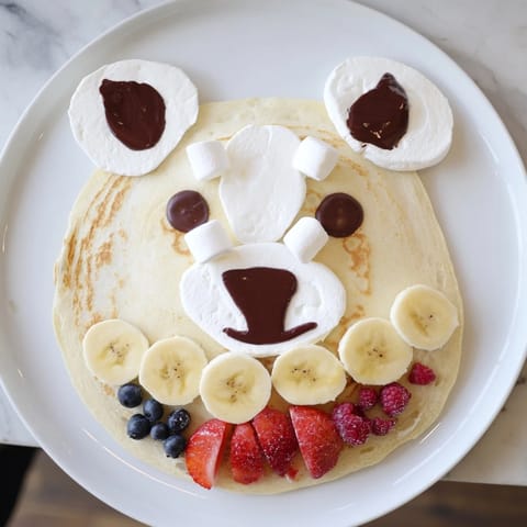 Polar Bear Pancake Stack