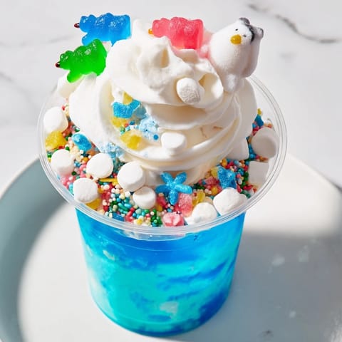 Snow Globe Jello Cups