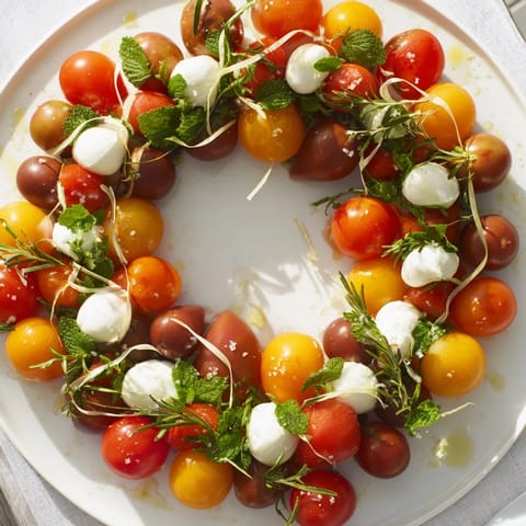 Oliven Kirschtomaten Kranz