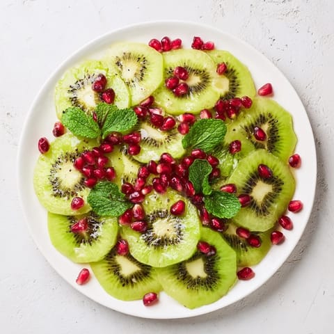 Kiwi Granatapfel Weihnachtskranz