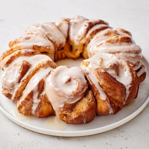 Zimtschnecken Pull-Apart Kranz