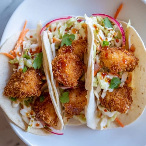 Hot Honey Huhn Tacos