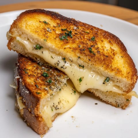 Knoblauch Mayo Gegrillter Käse