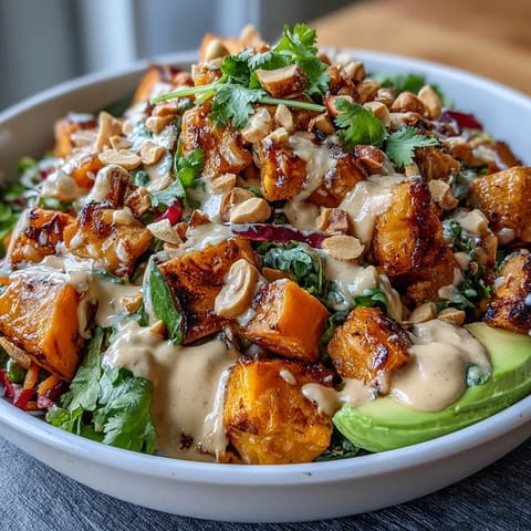 Thai Peanut Sweet Potato Bowl