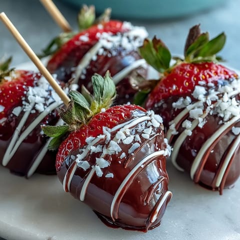 Romantischer Strauß aus frischen Erdbeeren, in dunkle Schokolade getaucht und liebevoll arrangiert.