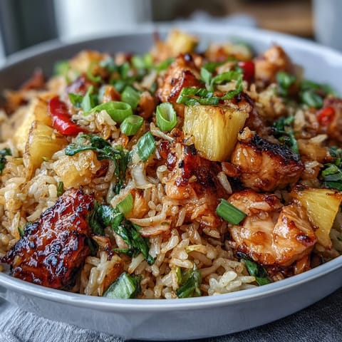 Hawaiian Pineapple Chicken Rice