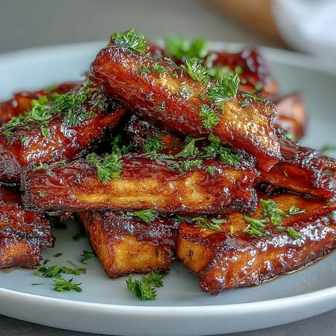 Honig glasierte Karotten Pastinaken