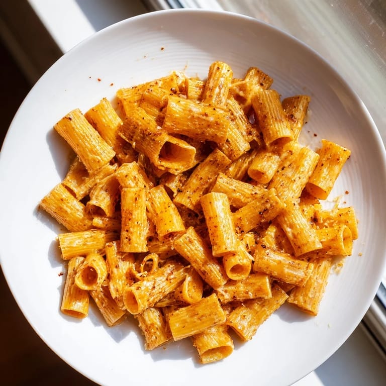 Air-fried and golden, these crunchy Parmesan pasta chips offer a delightful savory snack with herbs.
