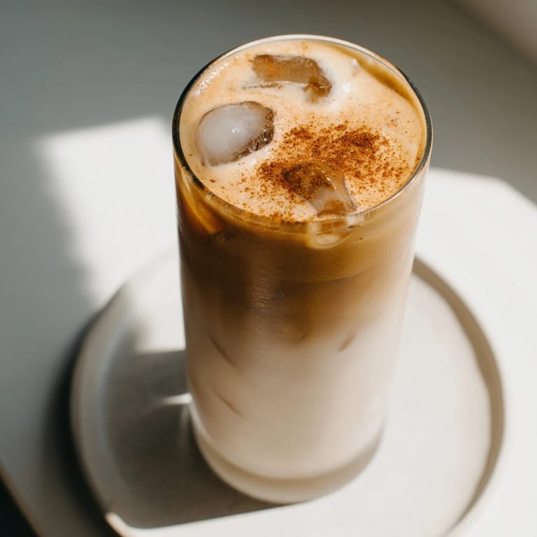 Iced Proffee Power Blend: Cold, blended coffee and protein drink, a perfect morning energy boost.