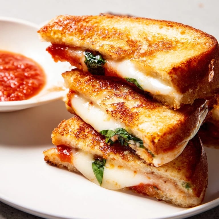 These easy Italian-American dippers are a vegetarian appetizer, served hot and paired with tangy red sauce.