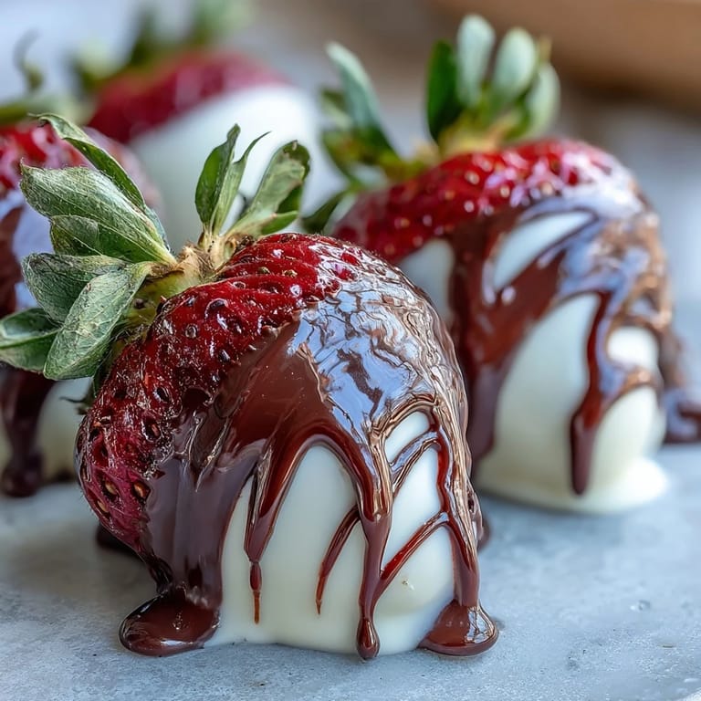 Dein köstliches Galentine's Brunch Beeren-Charcuterie-Brett, präsentiert mit Schokoladen-Erdbeeren und frischen Beeren.