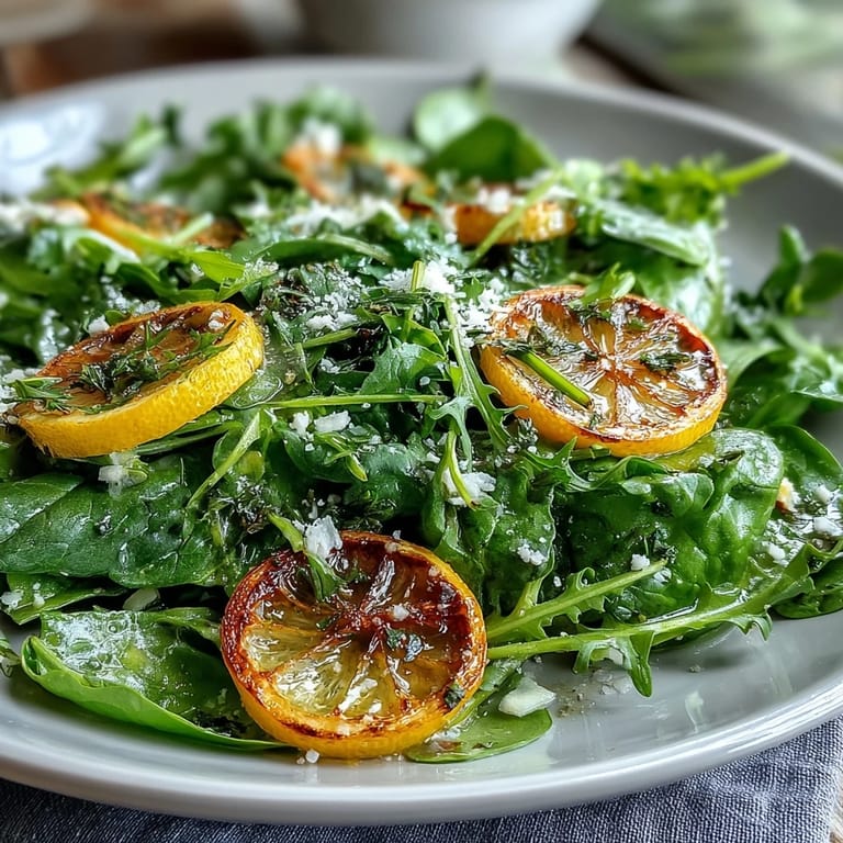 1. Spring Dinner Party Lemon Vinaigrette Salad with Radishes - Ein frischer Salat mit knackigen Blattsalaten, pfeffrigen Radieschen und einer spritzigen Zitronen-Vinaigrette, perfekt für Frühlingsfeste.
